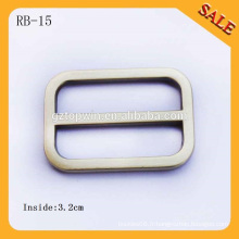 RB15 Brosse européenne Sac à main en laiton antique Boucle de diaphragme en métal rond
